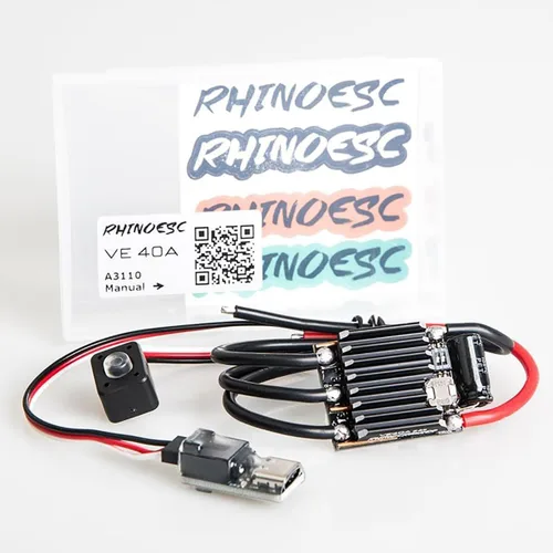 Miniatura 3 de Crawler ESC sin escobillas AM32 VE40A BEC 5.2 ~ 8.2V para 1/10 1/12 escala Crawler Car Traxxas Axial MOA Ventru RC Crawler Pro Shafty Comp