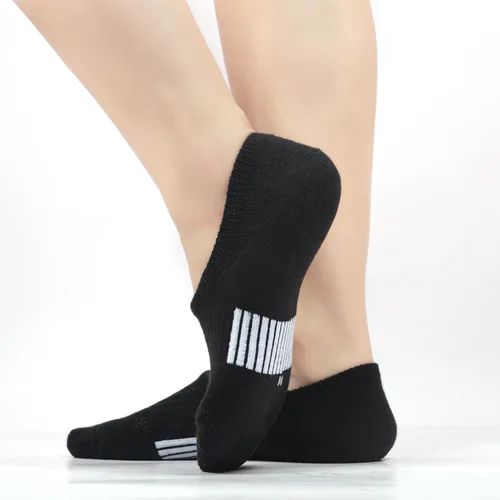 Miniatura 7 de Calcetines invisibles para mujer, acolchados, de corte bajo, atléticos, ocultos, para tenis, tobillos, calcetines invisibles para correr, 46 pares