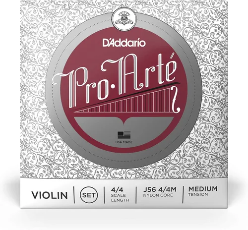 Miniatura 2 de D'Addario J56 4/4M Pro-Arte Cuerdas de violín de nailon, Medium