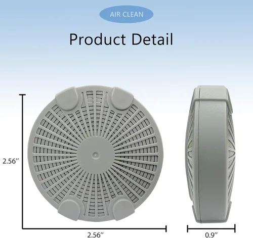 Miniatura 6 de Hydro Cell A200 - Filtro humidificador con carbón activado compatible con BONECO y AIR-O-Swiss Humidificador ultrasónico, paquete de 3, color gris