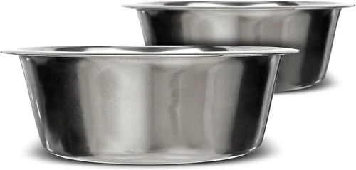 Miniatura 26 de Neater Pet Brands Cuencos de acero inoxidable poco profundos para gatos, 1 taza (8 onzas), 1 tazón de repuesto para comedero individual