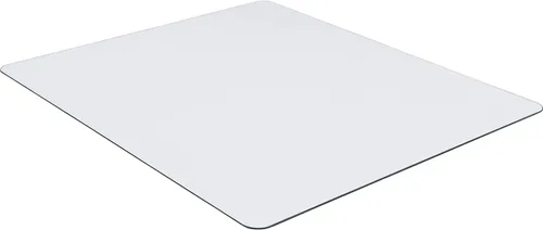 Miniatura 6 de Lorell Alfombrilla de vidrio templado para silla, 44 pulgadas de ancho x 50 pulgadas de profundidad x 0.25 pulgadas de grosor, transparente, 1 unidad