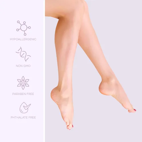 Miniatura 4 de Skin Aesthetics Mascarillas para pies de lavanda y menta, reparan y suavizan los pies agrietados, hidratantes y exfoliantes, cuidado de la piel