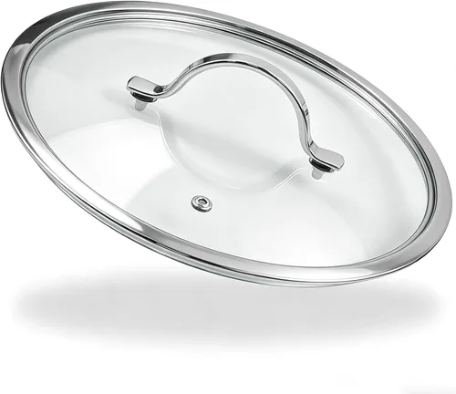 Miniatura 10 de Tapa de vidrio templado de 6 pulgadas, repuesto universal para olla y sartén para cocina en casa, cubierta de utensilios de cocina apta