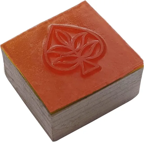 Miniatura 35 de Royal Kraft Sello de goma de madera espiral - Impresión de bloques de bricolaje en papel, tela, henna Rtag020