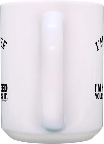 Miniatura 2 de Regalos de chef para mujeres, con texto en inglés "I I'm A Chef Here to Feed Your Ass Not Kiss It" Taza de café de 15 onzas color blanco 15oz