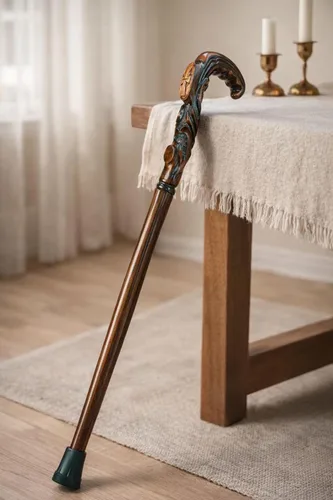 Miniatura 7 de Bastón de madera tallado a mano con cruz cristiana grabada a mano, bastón de madera tallada de primera calidad con mango ergonómico de agarre