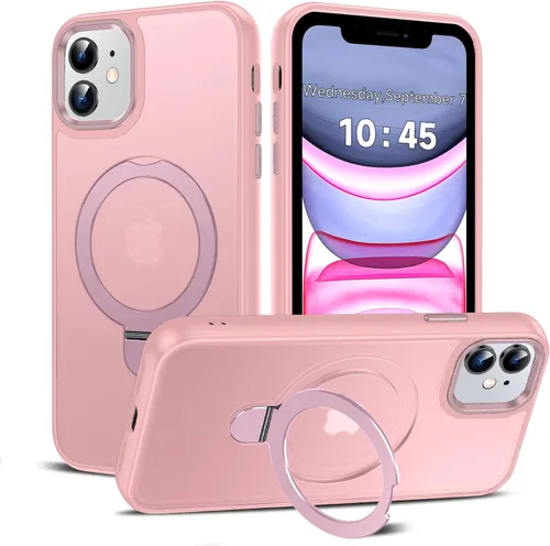 Miniatura 20 de LeYi para iPhone-13 Funda/iPhone-14 Fundas: con soporte para MagSafe i Phone 13Funda con anillo magnético iPhone14 iPhone13 Cubierta Funda para Negro