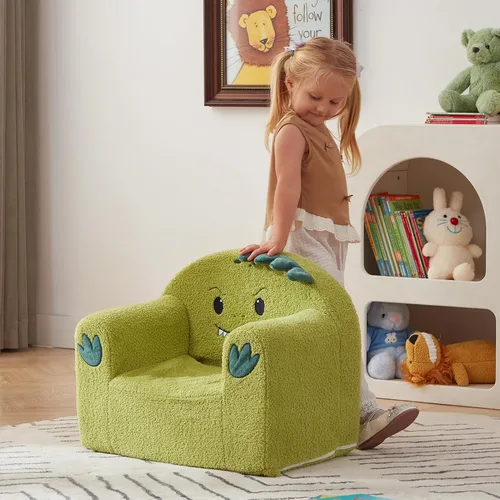 Miniatura 5 de ALIMORDEN Serie Animal Silla para Niños, Silla de Sofá para Niños Pequeños Rellena de Espuma Ultra Suave y Cómoda, Sofá para Niños Pequeños