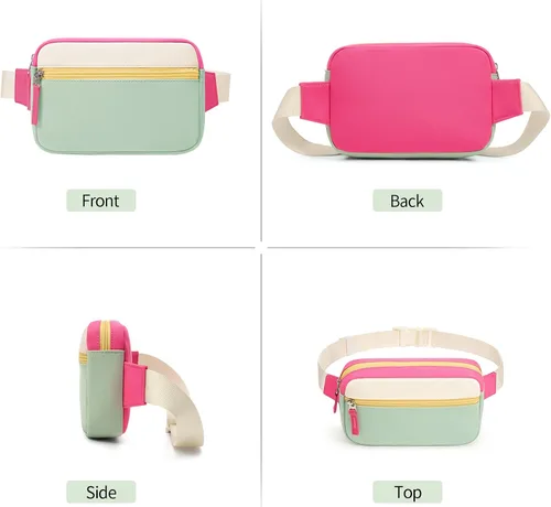Miniatura 8 de Riñonera para adolescentes, bolsa para cinturón, bonita bolsa cruzada para regalo