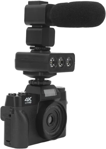 Miniatura 5 de Cámara digital, enfoque automático 48MP 16x zoom digital 4K Vlogging cámara como un