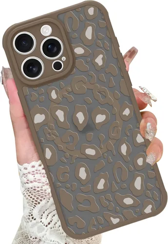Miniatura 40 de KANGHAR - Funda para iPhone 11 [Compatible con Magsafe] Patrón estampado de leopardo Lindo guepardo Funda protectora magnética para niñas, mujeres