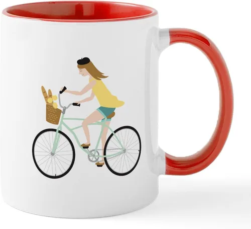 Miniatura 20 de CafePress Bicycle Bike Riding 11 Oz Ceramic Mug 11 oz (325 ml) Ceramic Coffee Mug