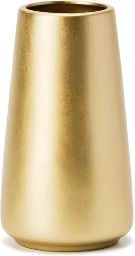 Miniatura 21 de Jarrón de cerámica beige – Florero neutro de 8 pulgadas para decoración del hogar, jarrón bohemio blanco roto, jarrones crema para flores, jarrones