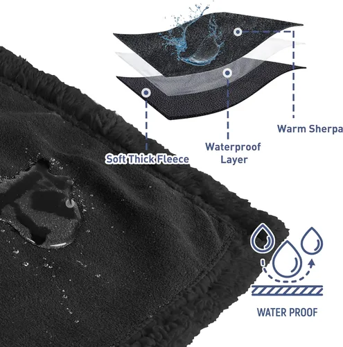 Miniatura 4 de Kritter Planet - Manta impermeable para perros, reversible, a prueba de agua, para sofá, cama y coche, fundas lavables para sofá para perros