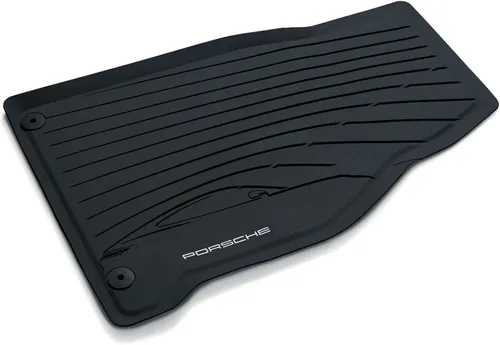 Alfombrillas Porsche 911 para todo tipo de clima para 992 (2019 +) (Negro)