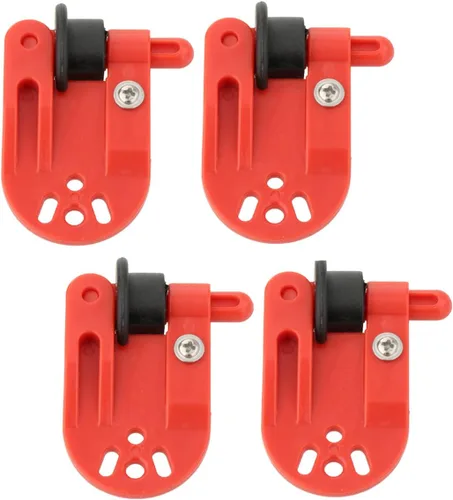 Miniatura 7 de 4 unids Cepilladora Zams Pro Release Clips Pesca en línea Clip lateral para Aparejos de pesca en alta mar Trolling Downrigger Clips Rojo