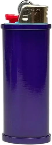 Miniatura 12 de DIYLuxury - Funda de metal para encendedor BIC Standard J6, EZ Reach Lighter, resistente, personalizable, reutilizable, funda individual