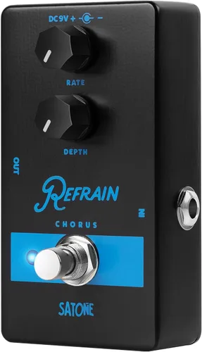 Miniatura 11 de Satone Pedal de guitarra retardada, Spritwalker Pedal de efecto de guitarra eléctrica Delay DC 9V Mini Pedal de retardo analógico True Bypass