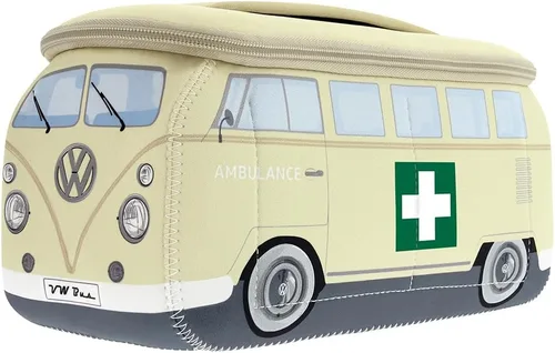 Miniatura 4 de BRISA VW Collection – Volkswagen Bolsa universal de neopreno para maquillaje, cosméticos, artículos de tocador para farmacia de viaje, con diseño