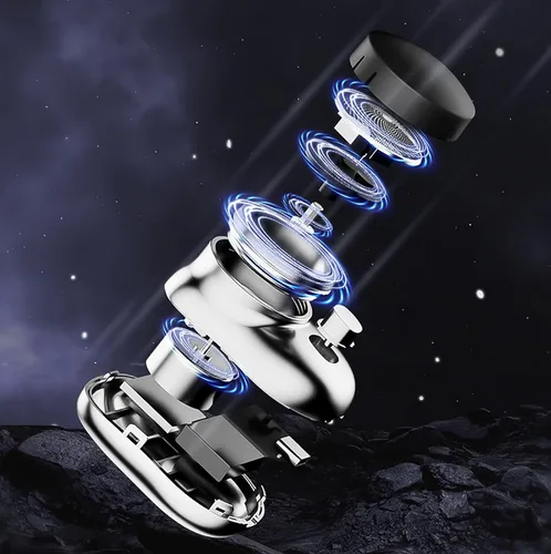 Miniatura 5 de Zao Mini afeitadora para hombre 2023, afeitadora Zao, miniafeitado, maquinilla de afeitar eléctrica Zao para hombres, uso con un solo botón adecuada