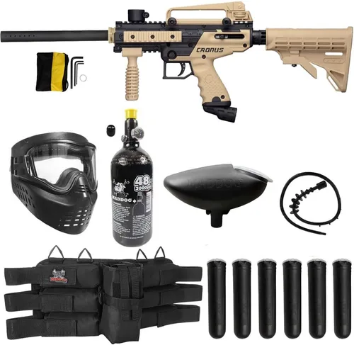 Miniatura 10 de Maddog Tippmann Cronus - Marcador táctico de titanio para pistola de paintball