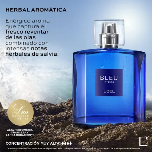 Miniatura 3 de L'BEL - Bleu Intense Perfume para Hombre Larga Duración 3.4 fl oz/3.4 Oz