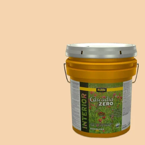 Miniatura 97 de Rodda Paint CASCADIA ZERO - Pintura plana e imprimación para interiores en uno, cuarto de galón, crema de ballet