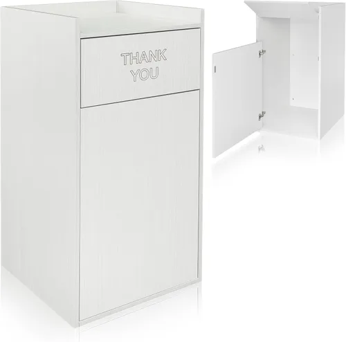 Alpine Gabinete de basura para restaurante – Bote de basura comercial de 40 galones, receptáculo de basura interior con soporte para bandeja para