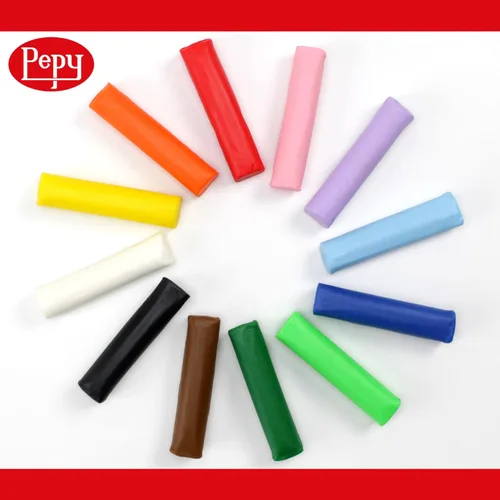 Miniatura 2 de Pepy Plastilina - Arcilla de modelado reutilizable y que no se seca; juego de 24; 2 de cada uno de 12 colores, 0.8 onzas cada uno, perfecto
