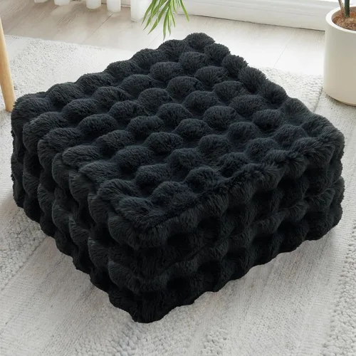 Miniatura 8 de JKMAX 2 Piezas Almohadas de Espuma de Alta Densidad para Piso - Almohadas Grandes Mejoradas para Asientos de Adultos - Cojín de Piso para Exteriores