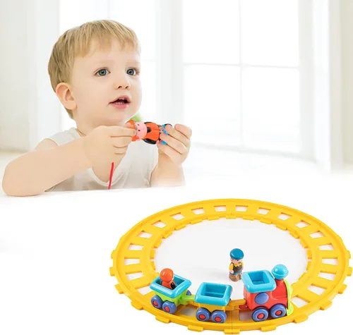 Miniatura 3 de Tren de juguete, juguetes musicales de tren eléctrico, juegos de tren eléctrico para niños, pistas de tren, juegos de tren adecuados para niños de 1