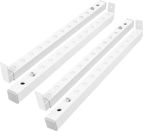ZhouDaShu Barras de seguridad ajustables para ventanas (acero), barras de bloqueo de ventana en el interior para evitar robos, topes de ventana para