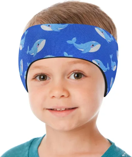 Miniatura 27 de HeySplash Diadema de natación, tapones para los oídos de natación, banda para los oídos de nadador, tapones para los oídos para niños, protector