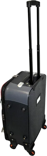 Miniatura 3 de Karriage-Mate Juego de equipaje ruedas giratorias Ampliable tamaño de transporte incluido Gris 4 piezas