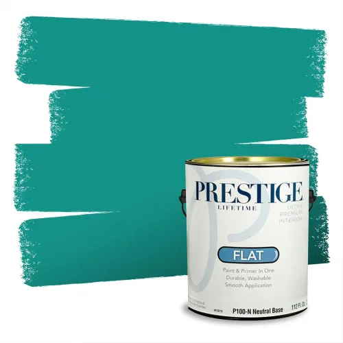 Miniatura 1189 de Pintura Exterior + imprimación PRESTIGE, todo-en-uno, 1 galón, acabado mate, color comparable al Valspar* Royal Gray* VS151-Gris real