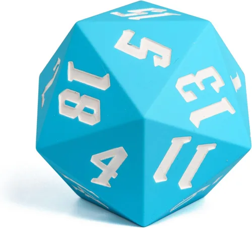 Miniatura 22 de Silicona D20 de 2.165 in, dados individuales de 20 caras gigantes D20 D20, colores camuflaje, tacto suave y cómodo, gorila perfecta