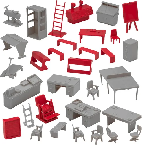 Miniatura 5 de BMC Classic Marx Mid-Century - Muebles modernos de plástico de 32 piezas