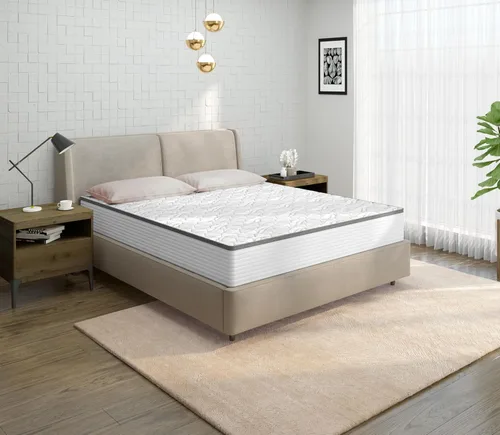 Miniatura 3 de AMBEE21 Golden Gate Beds - Colchón híbrido de espuma viscoelástica (Queen) comodidad media firme con soporte acolchado, alivio de presión y 6 capas