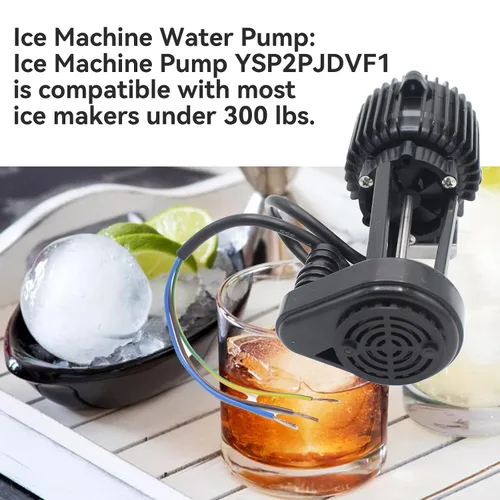 Miniatura 5 de YSP2PJDVF1 - Bomba de agua mejorada para máquina de hielo, bomba de circulación de agua apta para Vevor, Cotlin, Cookski Ic, 2 W 110 V