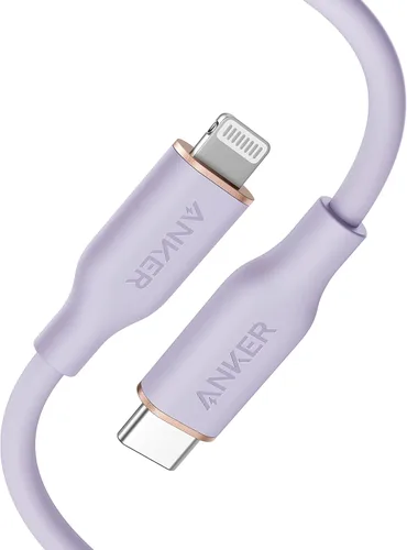 Miniatura 12 de Anker Cable USB C a Lightning, cable certificado MFi para iPhone 13 Pro 12 Pro Max 12 11 X XS, soporta entrega de energía (3 pies, blanco nube)