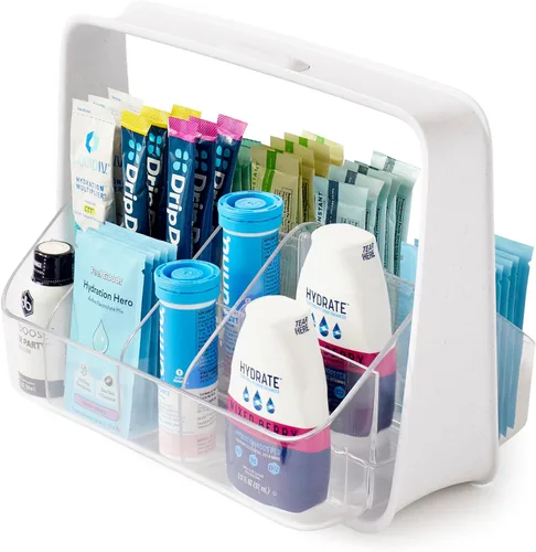 Miniatura 9 de YouCopia TeaStand - Organizador de bolsas de té con compartimentos desmontables transparentes, organizador de almacenamiento para gabinete