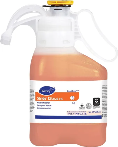 Miniatura 2 de Diversey Limpiador neutro Stride Citrus HC, 47.3 onzas, caja de 2 botellas