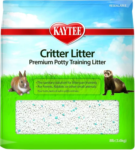 Miniatura 7 de Kaytee Arena Premium para Entrenamiento Sanitario de Animales Pequeños para Hurones, Conejos y Otros Animales Domésticos, 4 Libras