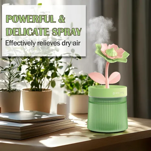 Miniatura 6 de Mini Humidificador Lindo 320mL con Niebla Fría con 2 Modos de Niebla, para Hogar/Guardería/Oficina, Mini Humidificador de Aire Portátil, Mini