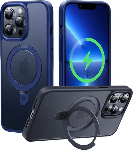 Miniatura 52 de CASEKOO- Funda para iPhone 15 c/soporte magnético invisible [protecc. militar contra caídas] [compatible c/MagSafe], a prueba de impactos, delgada