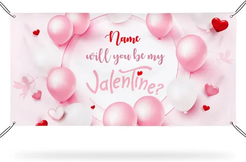 Miniatura 9 de Cartel personalizado para el día de San Valentín, letrero de vinilo personalizado para decoración de San Valentín, decoración de feliz San Valentín