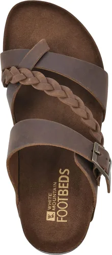 Miniatura 6 de WHITE MOUNTAIN Hazy Signature Comfort - Sandalias moldeadas con tiras trenzadas para mujer