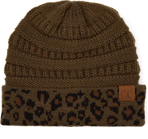 Miniatura 328 de C.C Trendy Warm Chunky Soft Stretch Cable Knit Beanie