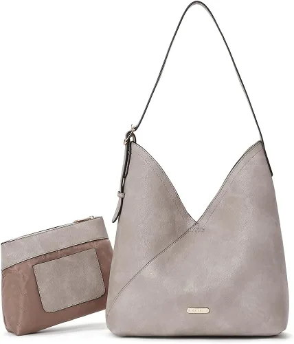 CLUCI Regalos para el día de San Valentín para ella bolsos Hobo para mujer bolsos de cuero vegano bolsos de mano bolso de hombro grande para mujer